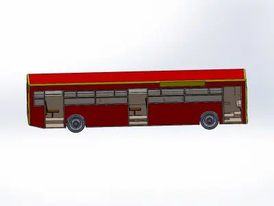  town bus  3D print model