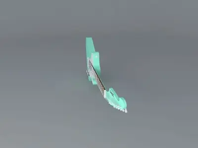 50's/60's retro guitar Free 3D model