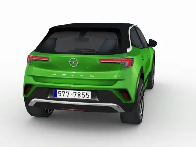 Opel Mokka E 2021 Low-poly 3D model