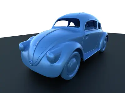 volkswagen w30 beetle 3D print model