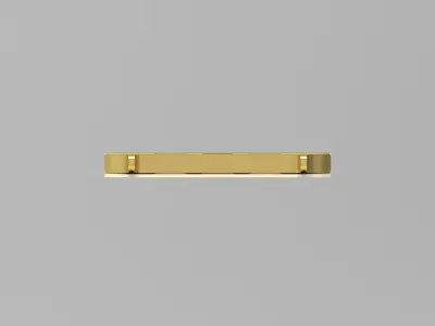 Apple Watch Band Gold Connector Model gl0005 3D print model