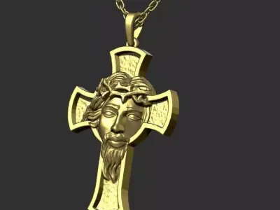 Jusus Pandent 3D print model