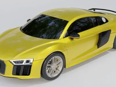 Audi R8 V10 Car Model 3D model