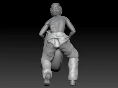 SEXY GIRL F1 PIT STOP 2 3D print model