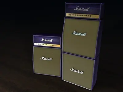 Marshall purple Stack 3D model