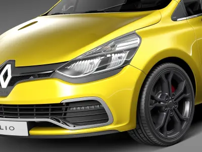 Renault Clio RS 200 2013 3D model