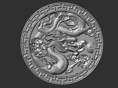 Dragon 3D print model get