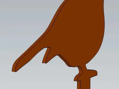 Wonderful Artificial Bird Home and Garden Outdoor Lawn Decor 3D model