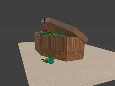 treasure chest 3D model