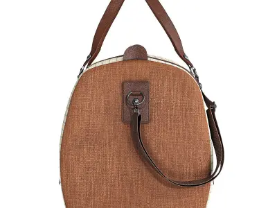 Luxury Bag With Handles 3D model