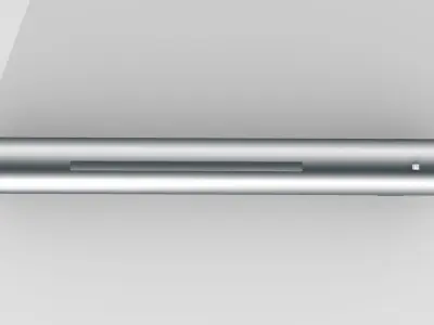 Old Swiss baggage railcar 3D model