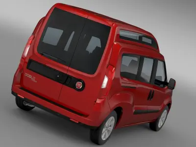 Fiat Doblo HighRoof Maxi 263 2017 3D model