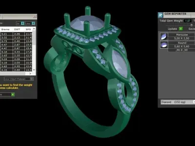 ring code 48 3D print model