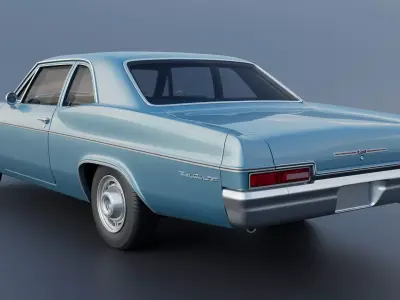 Chevrolet Bel Air 1966 3D print model