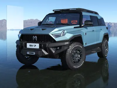 2024 DongFeng MHERO 917 with interior 3D model