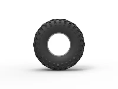 Offroad Tire Scale 1 to 25 3D print model purchase