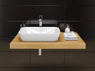 Washbasin RAVAK  Ceramic R 3D model