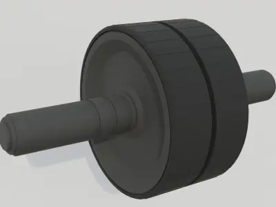 Double Exercise Wheel 3D model