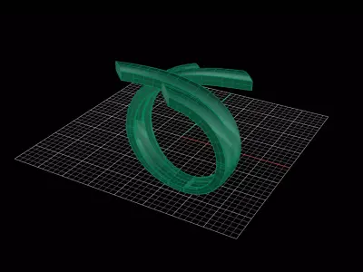 Minimal Abstract Ring 11 3D print model