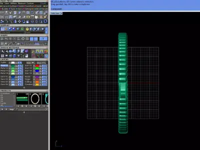 Attractive bangle bracelet 3D print model