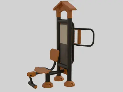Playground Sport Equipment - 05 3D model