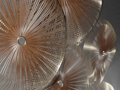 Wall Sculpture Shell Skeleton 3D model