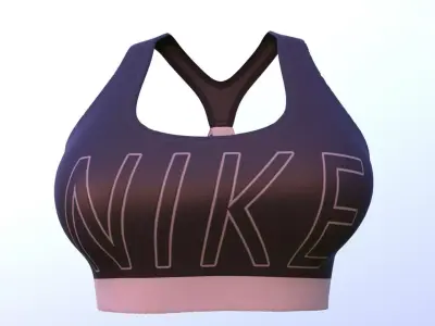 NIKE WOMEN SPORT TOP PBR Low-poly 3D model