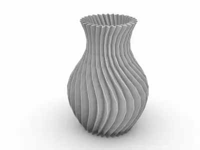 AvantConcept Parametric Vase 3D Printable 3D print model