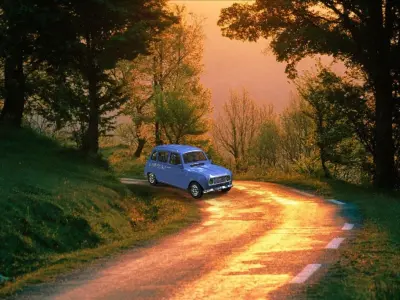 Renault 4 car Free 3D model