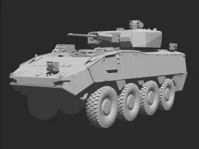 Piranha 5 romanian 3D print model