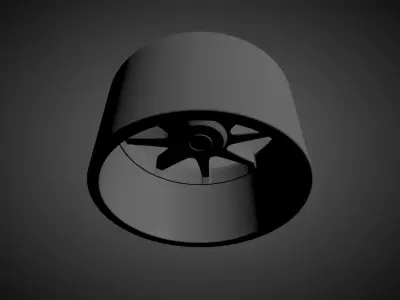 VERDE FF02 scalable and printable rims 3D print model