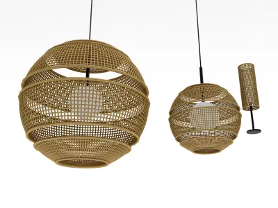 bohemian lighting 01 model Low-poly 3D model