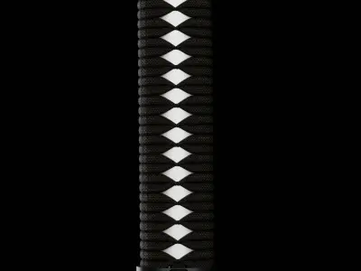 Katana sword Low-poly 3D model