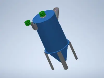 Leaf cutting machine 3D model