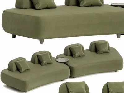 Art Nova - Curve Sofa 3D model