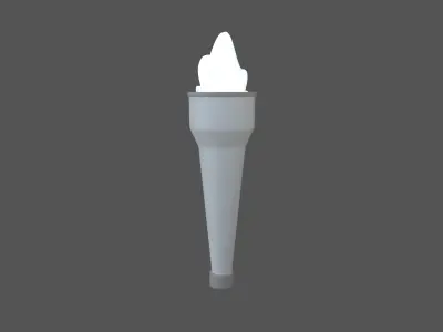 Torch v2 003 Low-poly 3D model