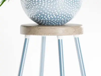 plants set 153 3D model