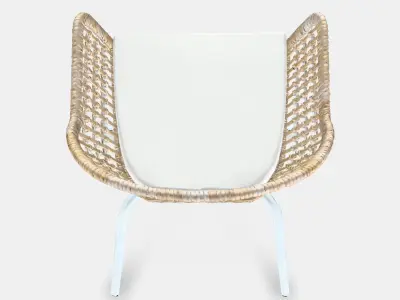 NILSOVE - NORNA Chair with chair pad Low-poly 3D model