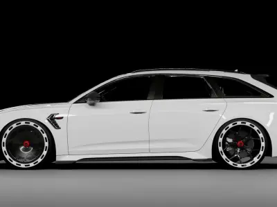Audi RS6 ABT 1of 125 2023 3D model