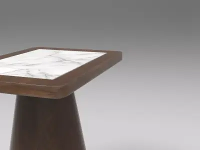 Ange Side Table Low-poly 3D model