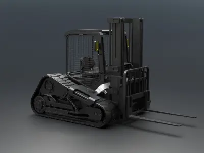 Forklift Concept 3D model