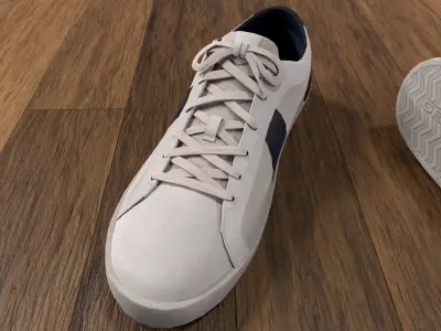 Trainer Shoes Low-poly 3D model