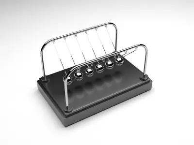 Newtons Cradle 3D model