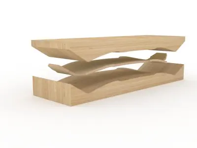 KALY Style MountainBoard mold- Ready to be milled 3D model