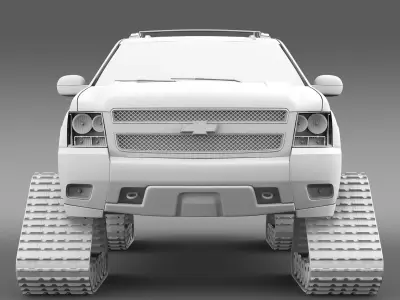 Chevrolet Avalanche Z71 Crawler 3D model