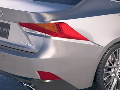 Lexus IS 2017 3D model
