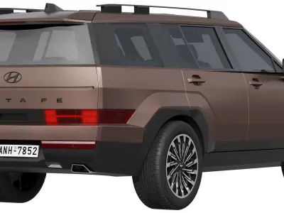 Hyundai Santa Fe 2024 3D model