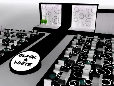 Event Exhibition Setup show presentation display a79 3D model