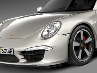 Porsche 911 50th Anniversary Edition 2014 3D model