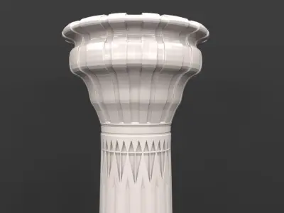 Ornament column 3D model
